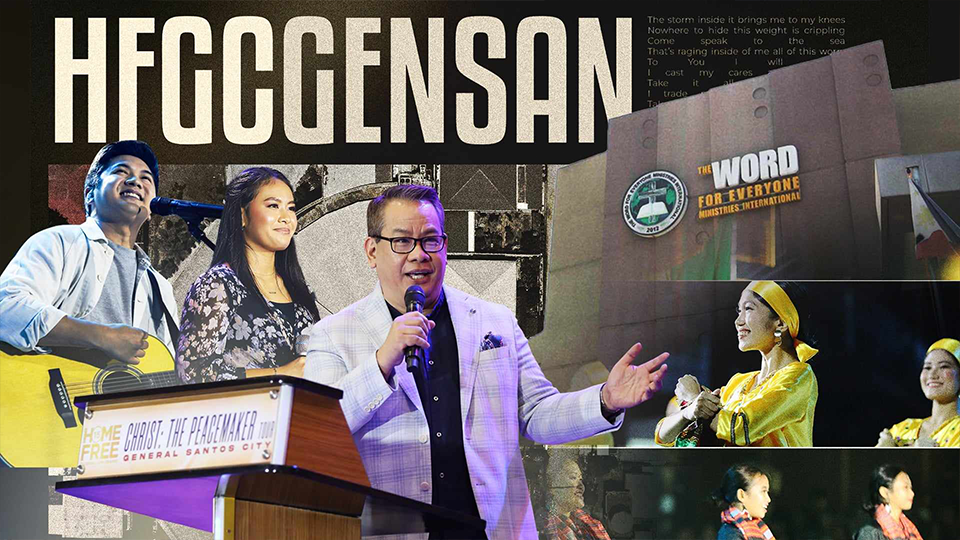 "Attendees at the Home Free Global Crusade 15 in General Santos City, experiencing a powerful spiritual spectacle of worship, salvation, and transformation."