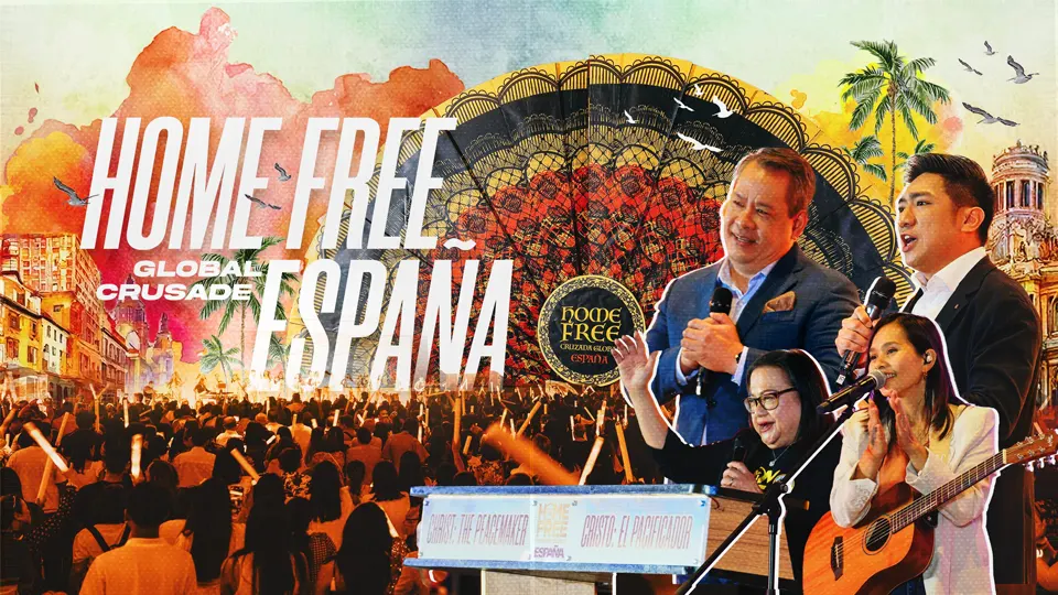 "Participants gathered in Madrid, Spain for the Victorious Home Free Global Crusade 15, 'Christ: The Peacemaker Tour,' experiencing a powerful time of worship and outreach."