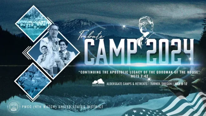 "Attendees at the US District Tribute Camp 2024, gathering for the powerful opening night focused on remembering and embracing the apostolic calling."