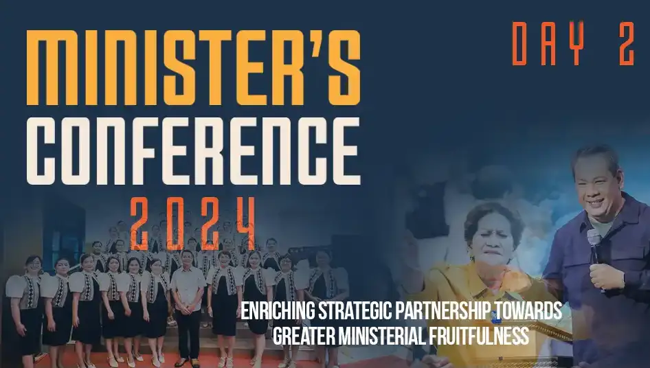"Ministers gathered on Day 2 of the International Ministers Conference 2024, engaging in prayer, wellness sessions, and spiritual growth activities."