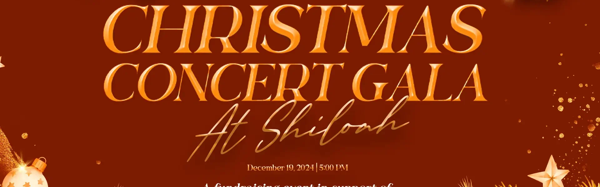 "Attendees enjoying the Christmas Concert Gala 2024, filled with music, fellowship, and moments of generosity."