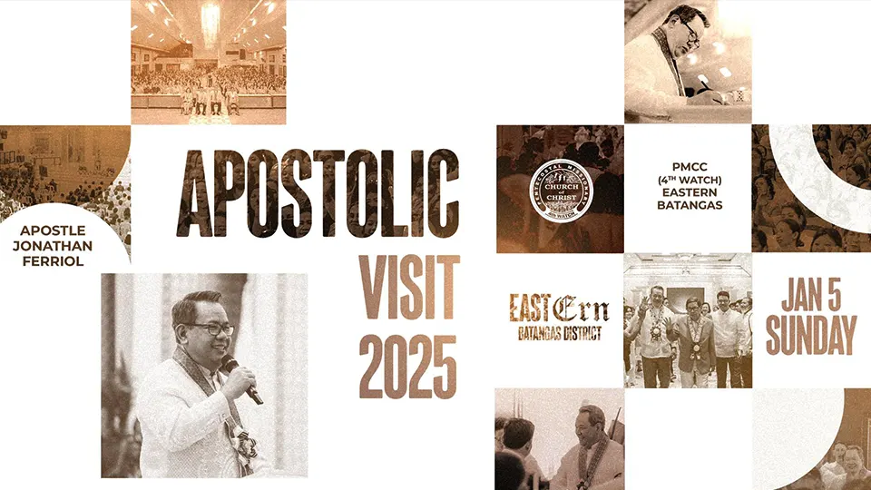 "Believers from the Eastern Batangas District gathered for the Apostolic Visitation, starting the year with a powerful time of worship, renewal, and faith-building."