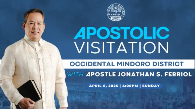 "Occidental Mindoro District embracing Apostolic Visitation 2025, with believers united in faith to persevere in heaven's cause."