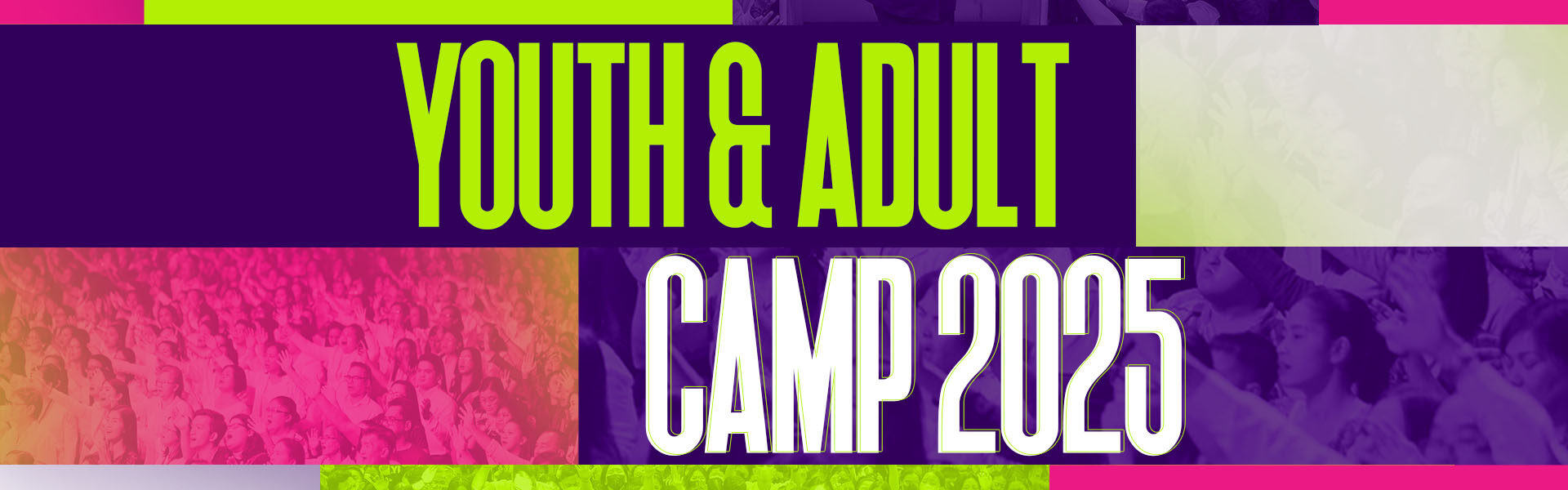 Youth and adult delegates worship together during Youth and Adult Camp 2025, showcasing apostolic unity, spiritual growth, and collective faith in a powerful camp gathering.