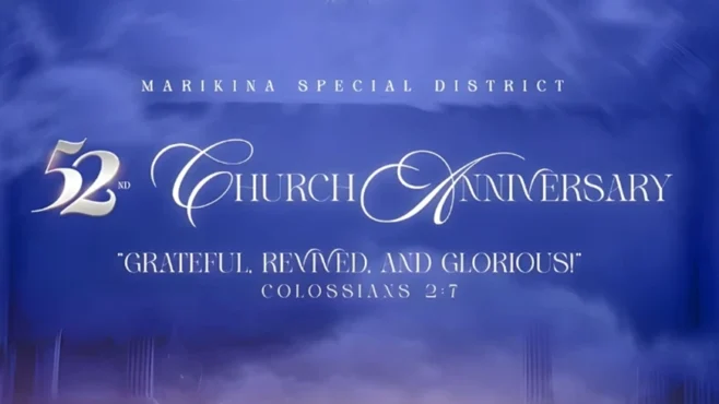 “PMCC 4th Watch Marikina 52nd Church Anniversary celebration at Marikina Sports Complex”